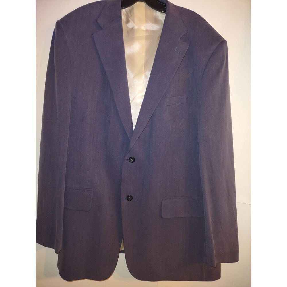 Oscar de la Renta Cotton Blazer, sports coat, jacket, gray 42, jacket Lanes 29